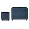 Manhattan Comfort Granville Midnight Blue 3-Drawer Dresser and 2-Drawer Nightstand, Set of 2 GRAN044 - alternate 6